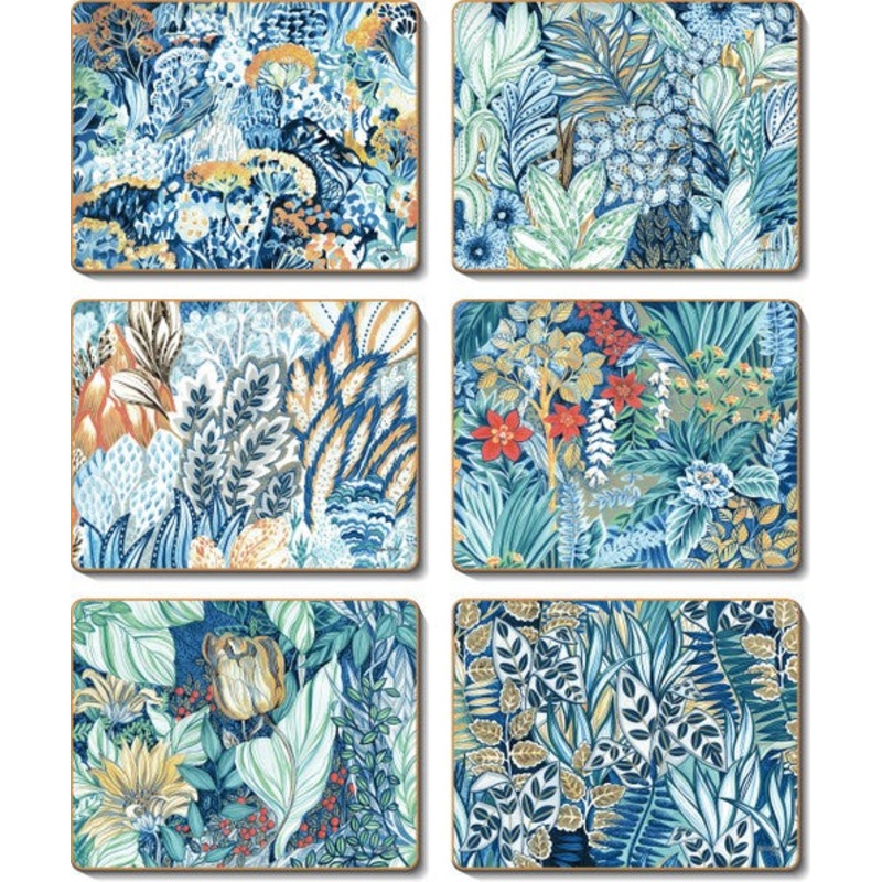 Cinnamon 'Forest Whisperer' Coasters Set of 6