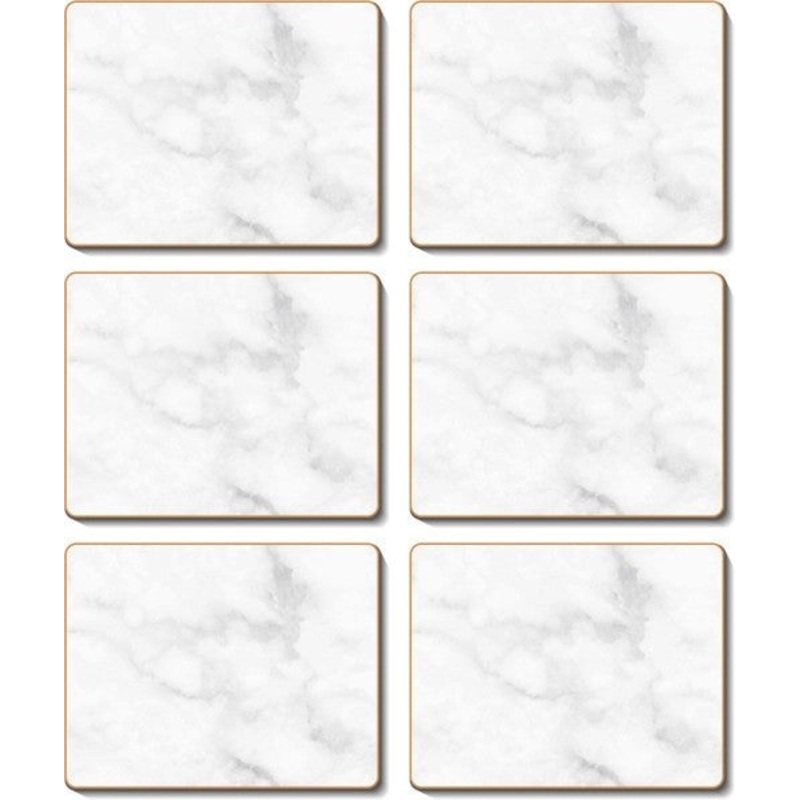 Cinnamon 'Grey Marble' Placemats Set of 6