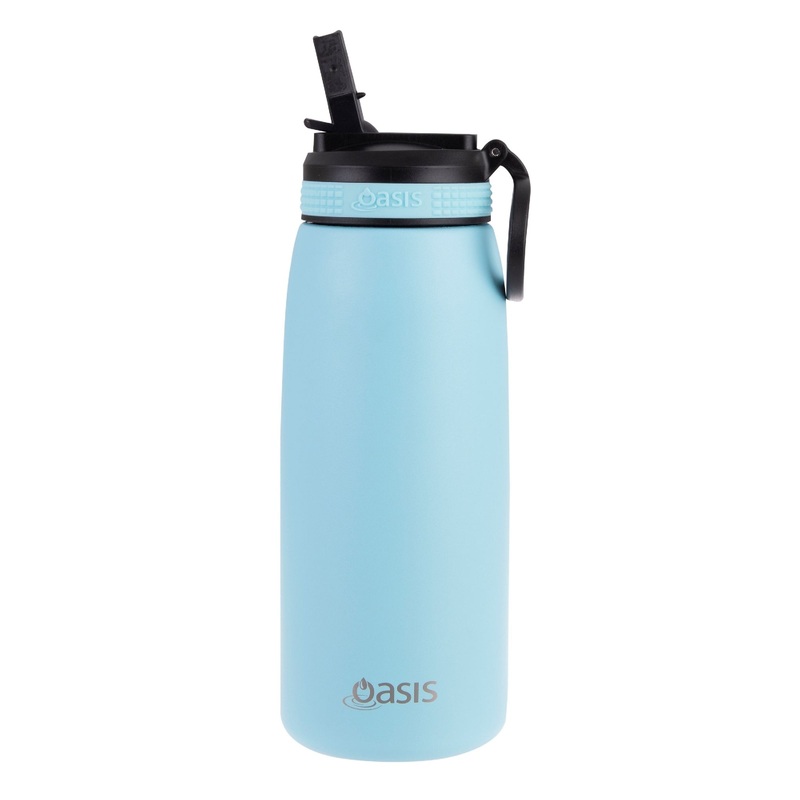 Oasis S/S Insulated Sports Bottle w/Sipper 780ml - Island Blue