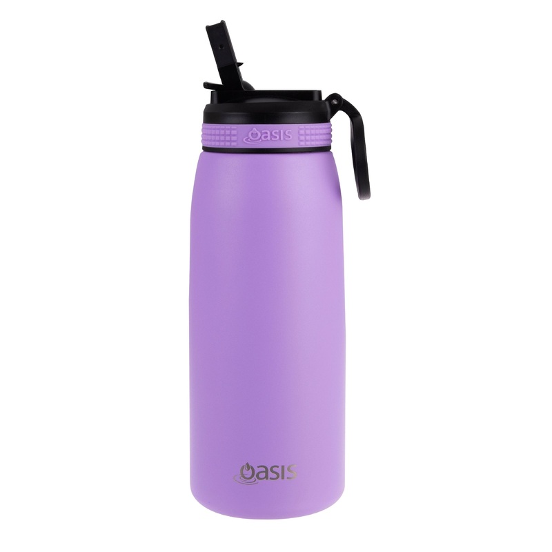 Oasis S/S Insulated Sports Bottle w/Sipper 780ml - Lavender