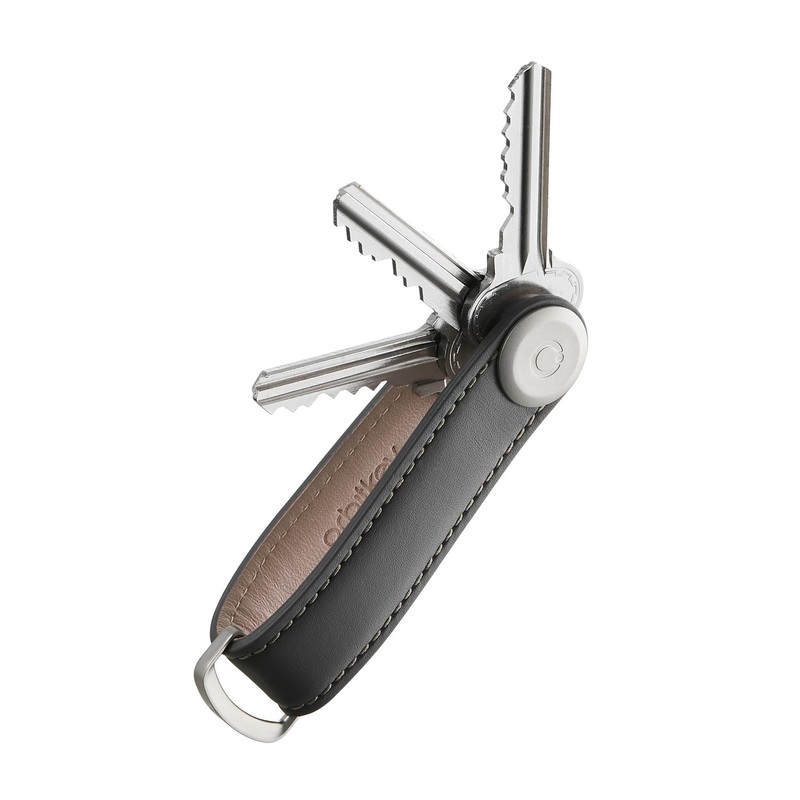 Orbitkey 2.0 Leather - Charcoal/Grey