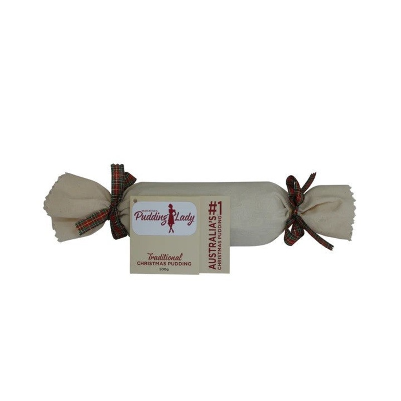 Pudding Lady Christmas Pudding 500g - Log