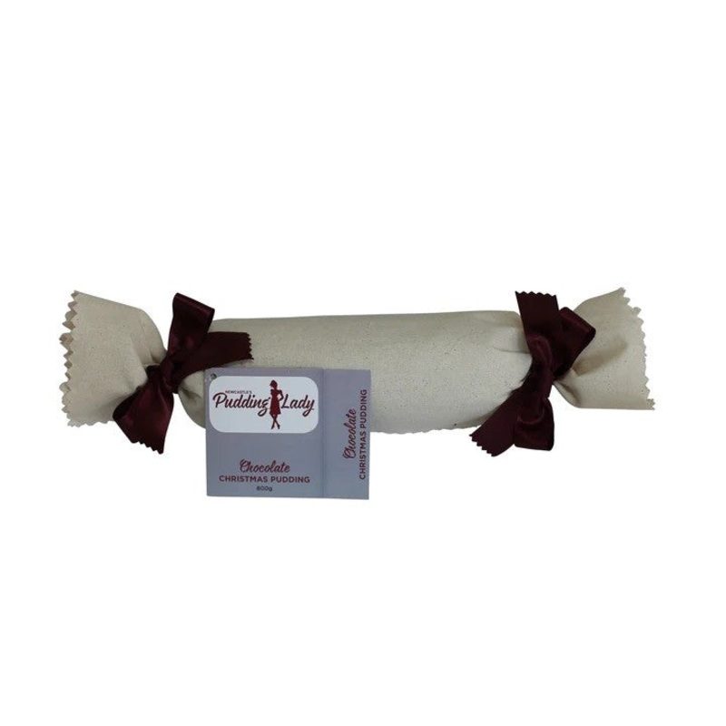 Pudding Lady Christmas Pudding Choc 800g - Log