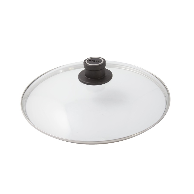 WOLL Diamond Lite Fixed Knob Safety Glass Lid 18cm W/Knob