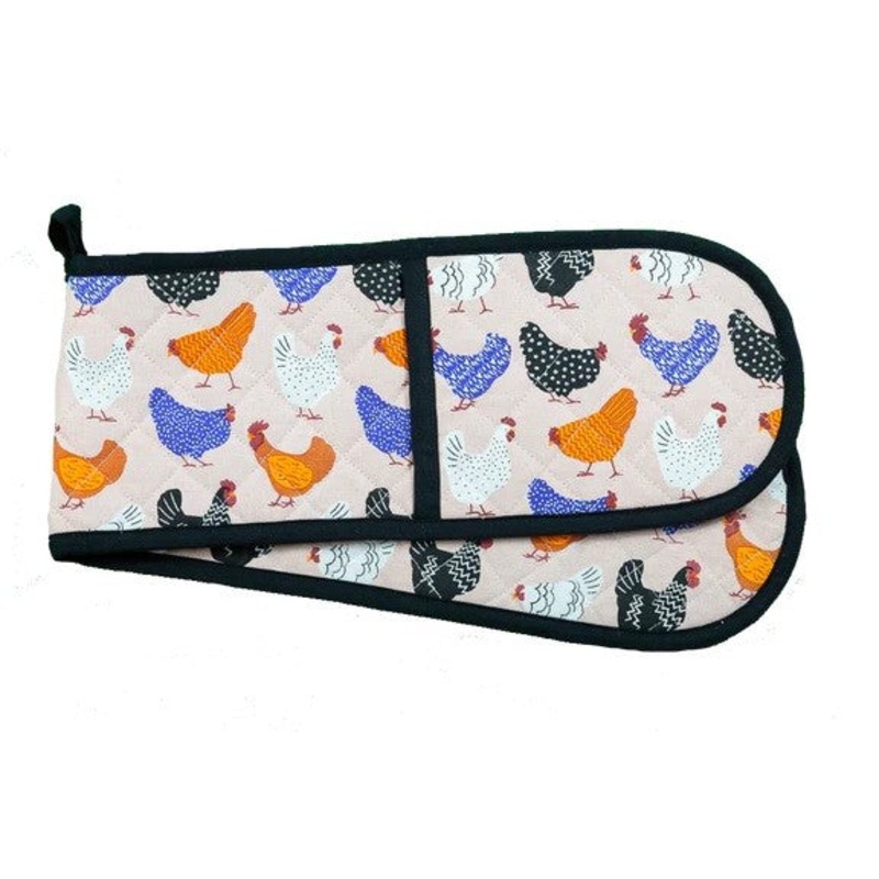 AG Double Oven Glove - Bright Hens