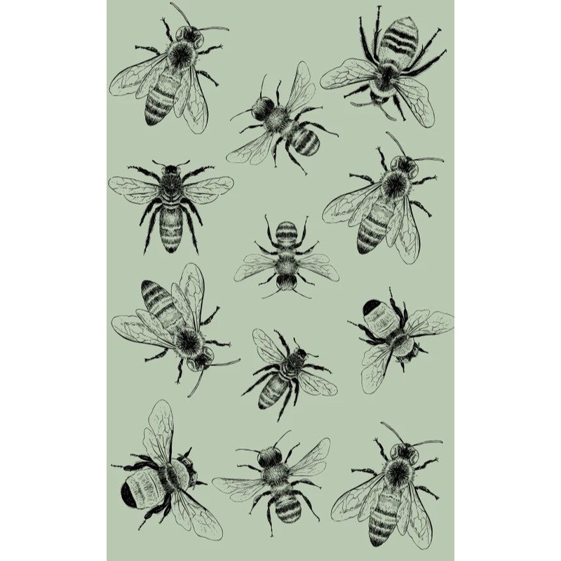 AG Tea Towel - Sketch Bees