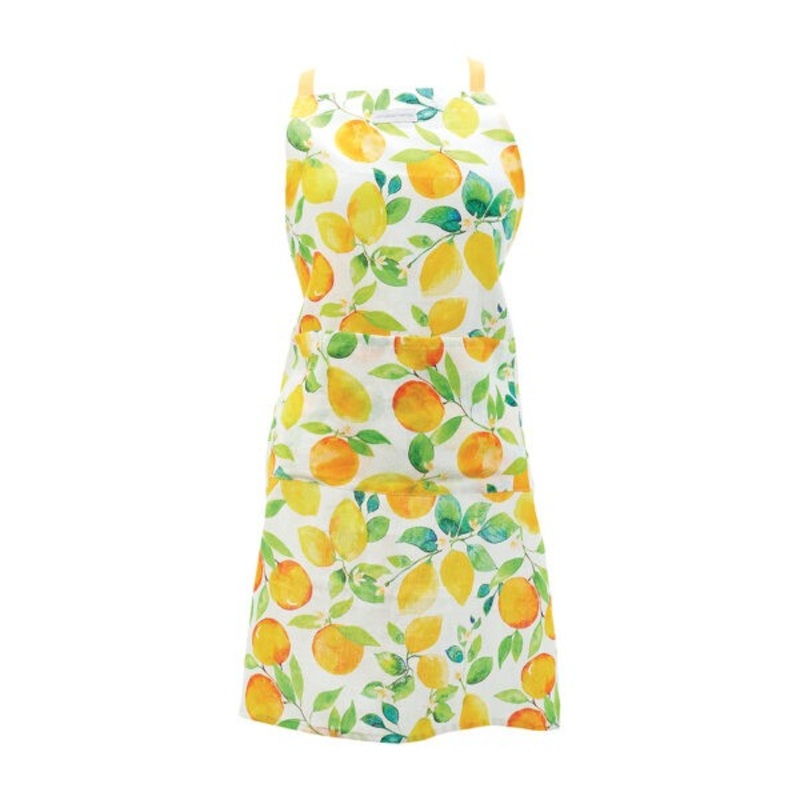Annabel Apron - Linen - Amalfi Citrus