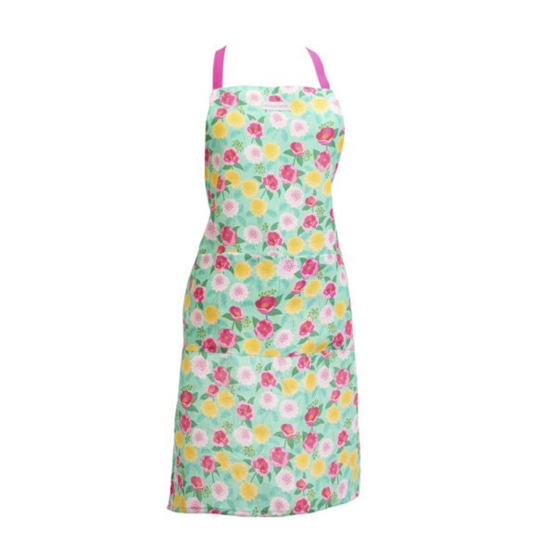 Annabel Apron - Linen - Camellia Mint