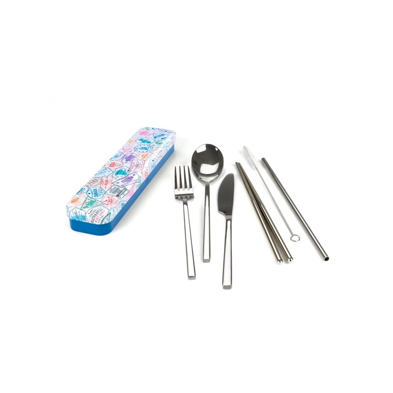 Carry Your Cutlery - Passport Stamps