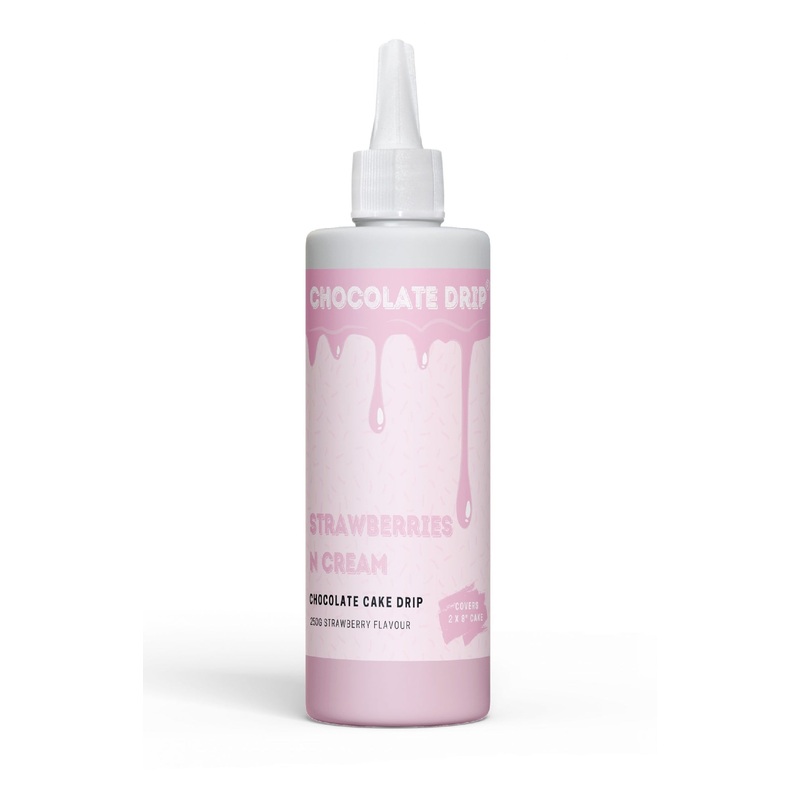 Chocolate Drip 250g - Strawberries & Cream