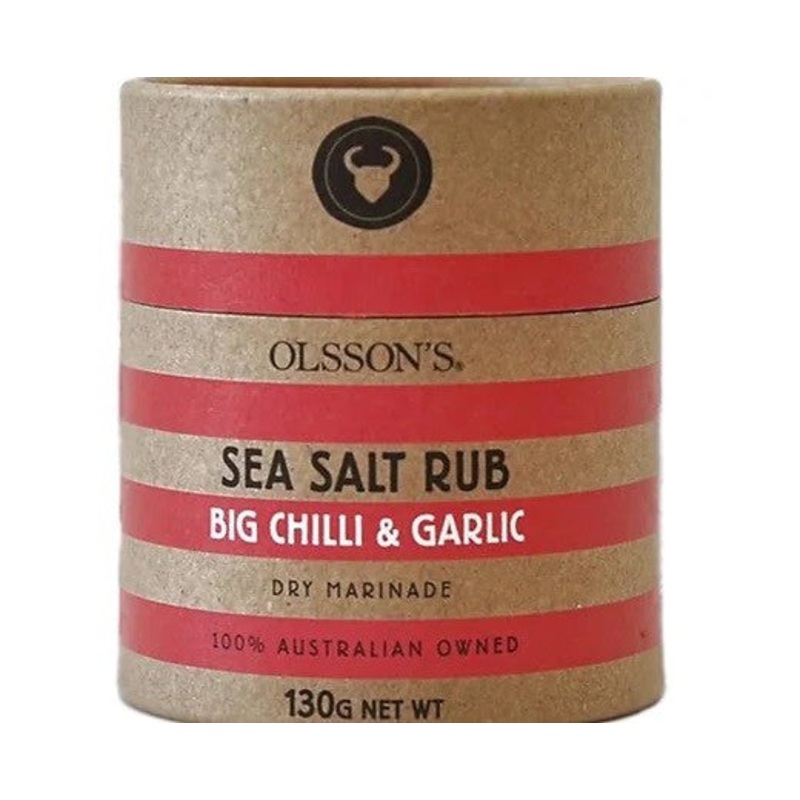 Olssons Big Chilli & Garlic Salt Rub 130g