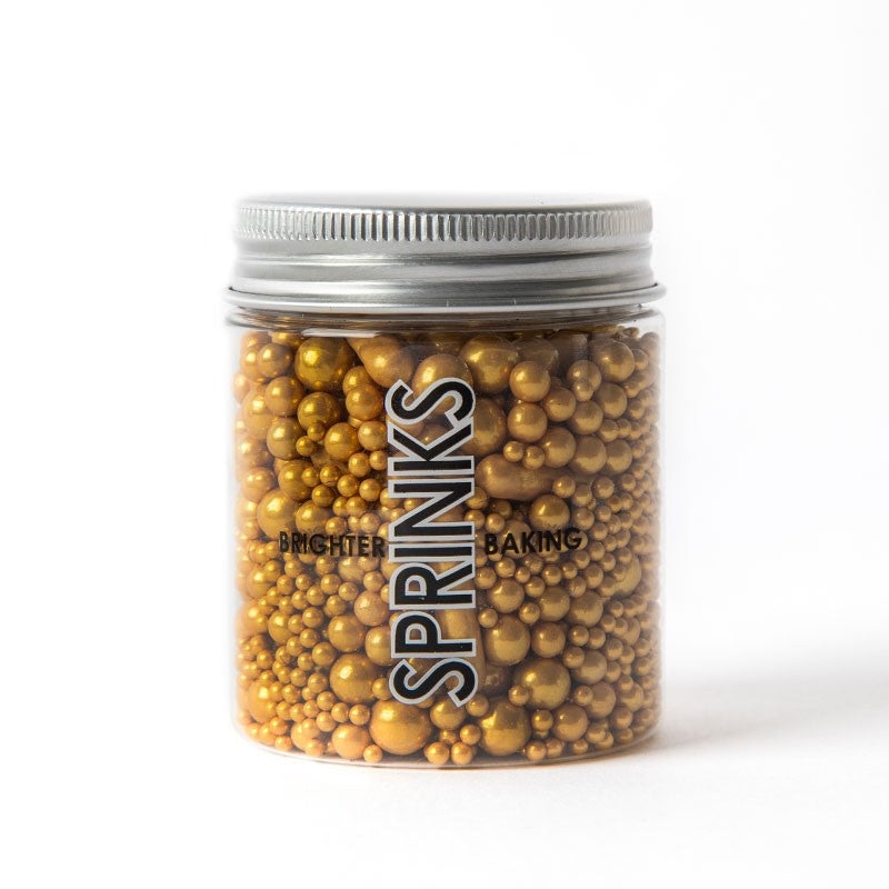 Sprinks Bubble & Bounce Matte Gold (75g) Sprinkles