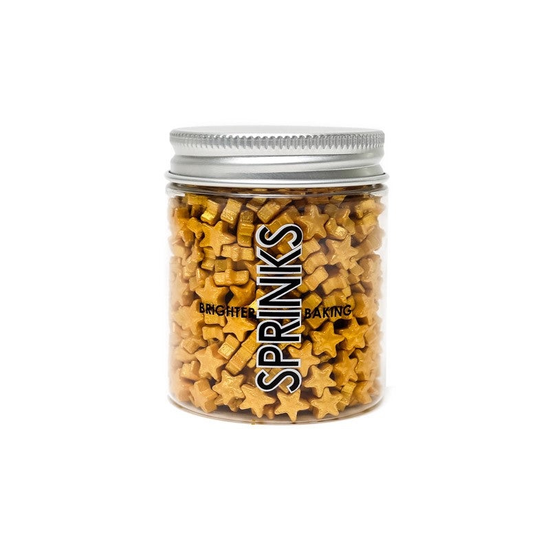 Sprinks Gold Stars (70g) Sprinkles