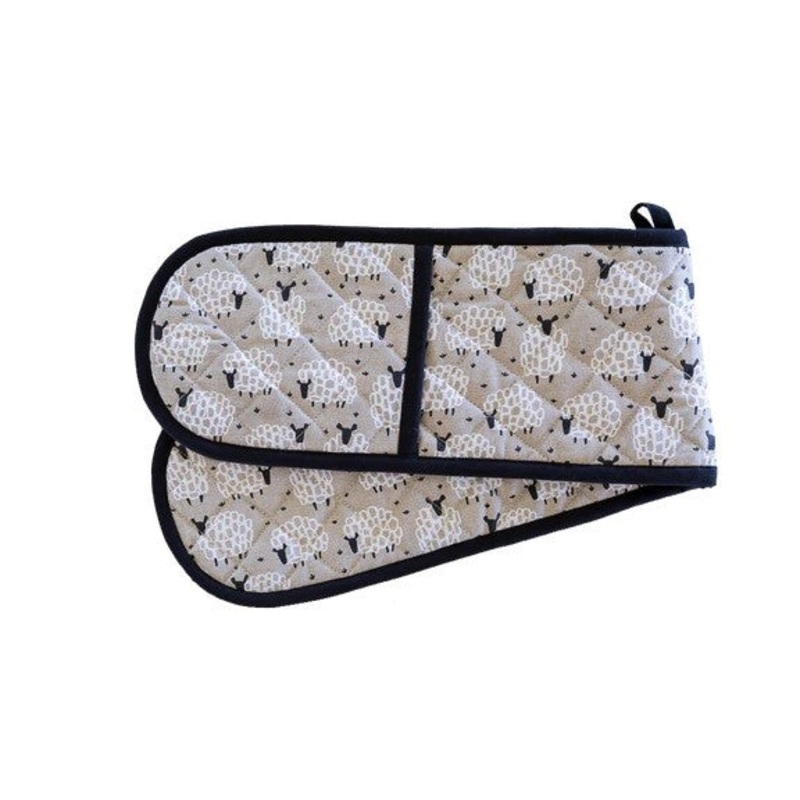 AG Double Oven Glove - Grey Sheep