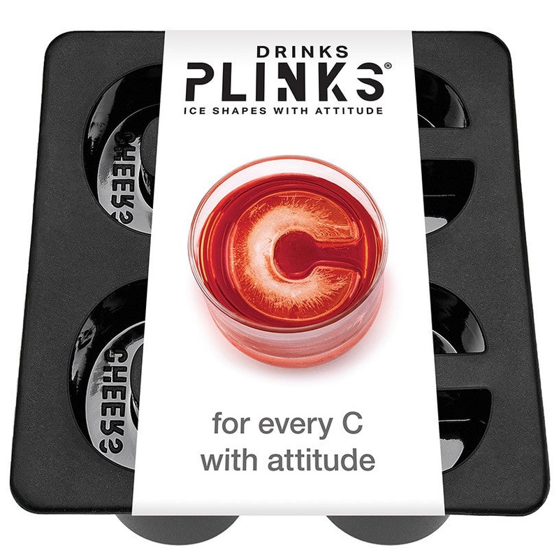 Drinks Plinks Silicone Ice Tray - Letter C