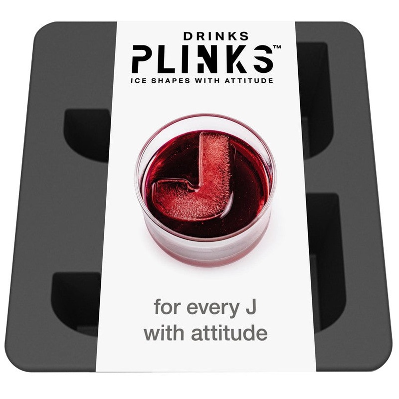 Drinks Plinks Silicone Ice Tray - Letter J