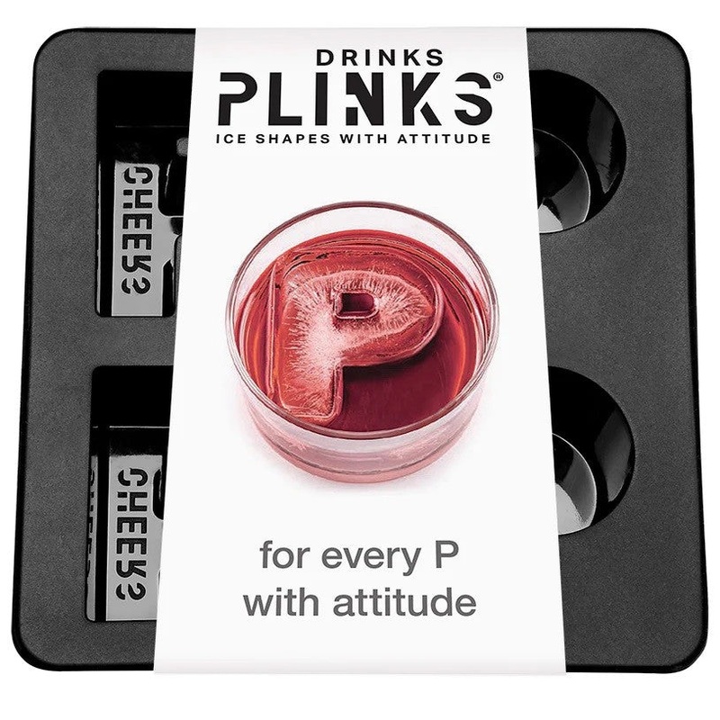 Drinks Plinks Silicone Ice Tray - Letter P