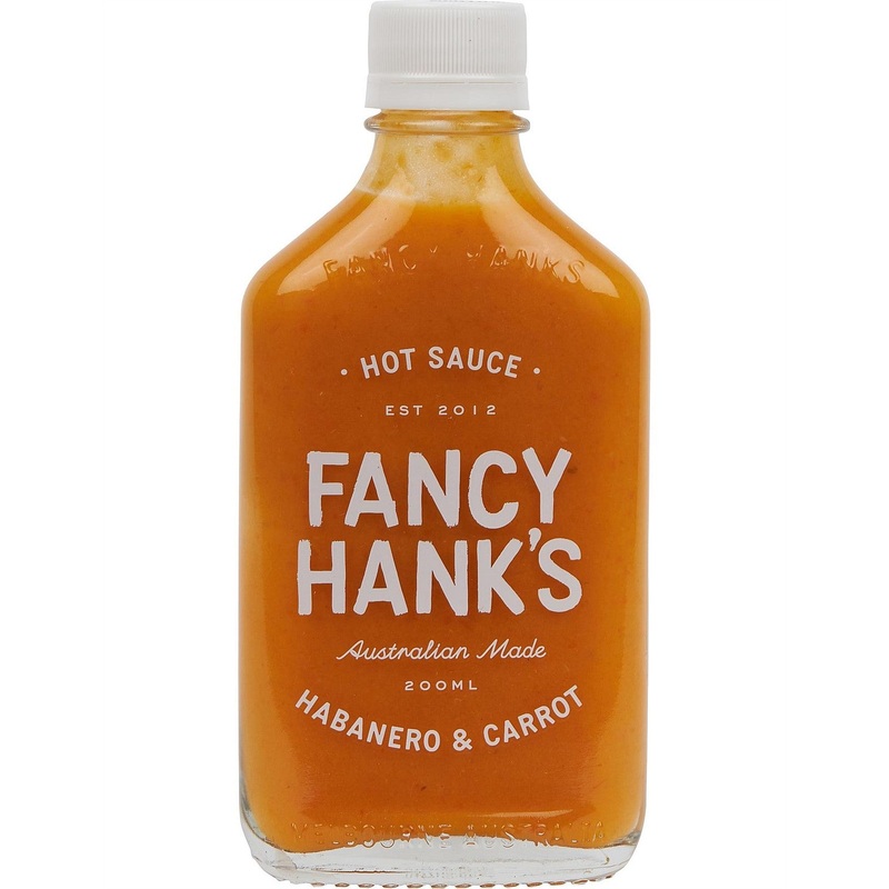 Fancy Hank's Hot Sauce Habanero & Carrot 200ml