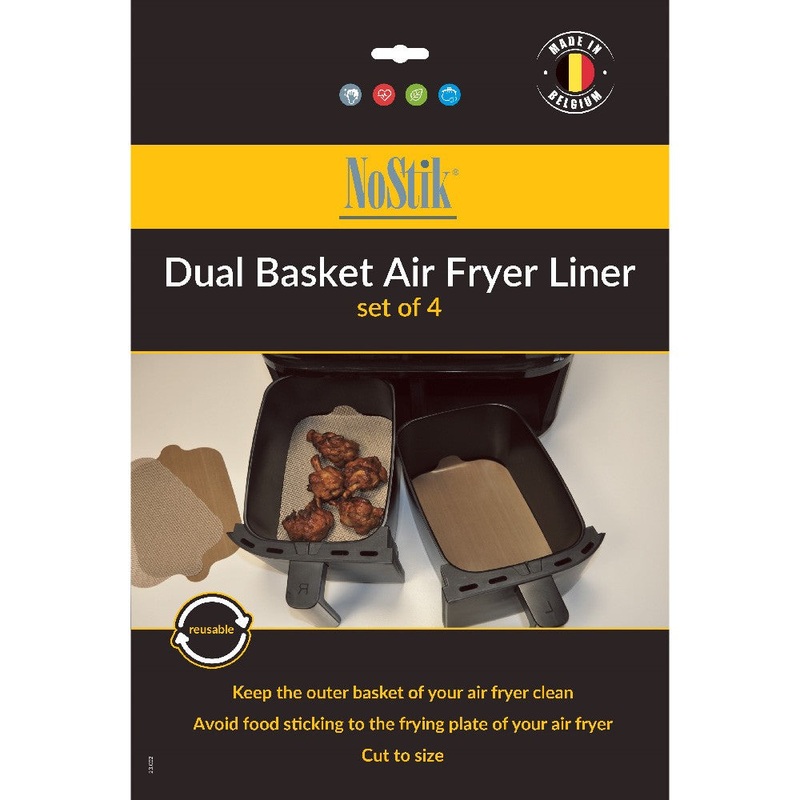 Nostik Air Fryer Liner Set of 4 - Dual