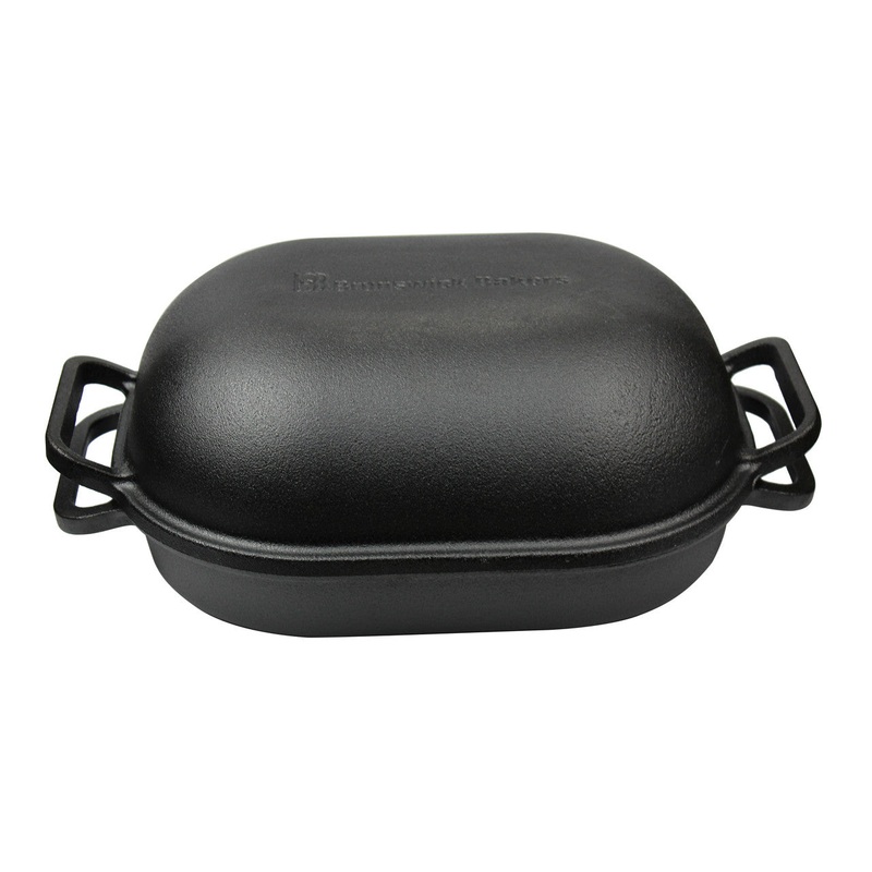 Brunswick Bakers Pre-seasoned Cast Iron Bread Baking Pan