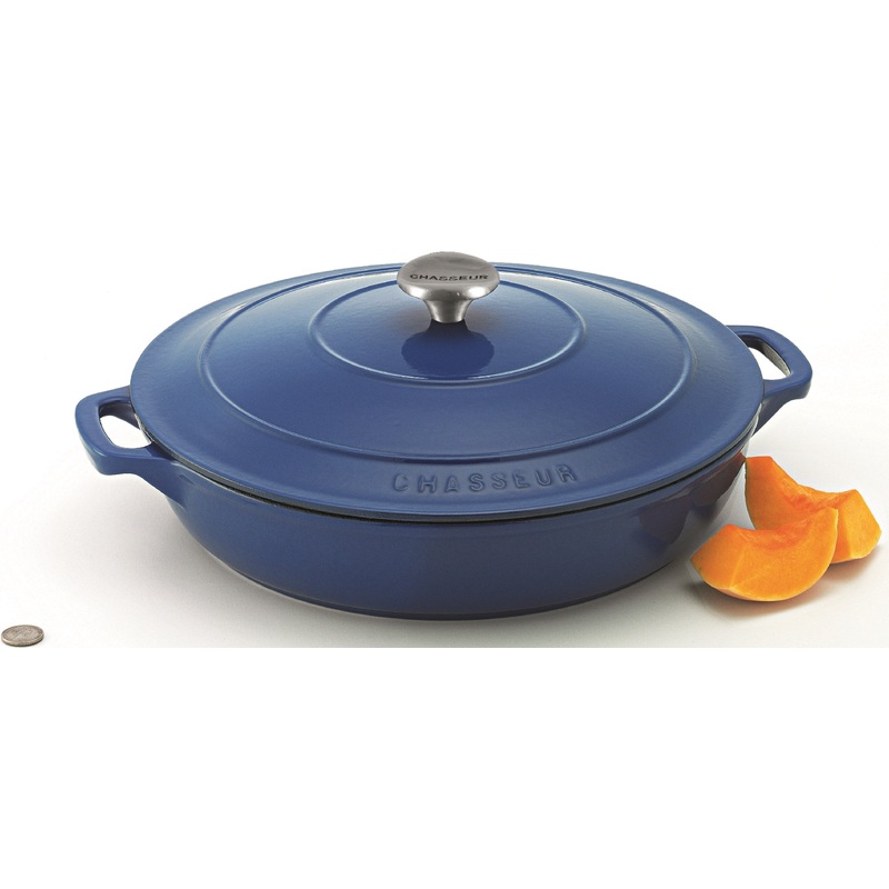 Chasseur Round Casserole 30cm / 2.5lt - Sky Blue