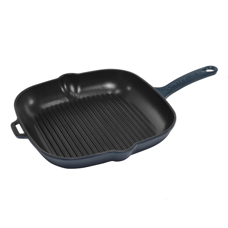 Chasseur Square Grill 25cm - Licorice Blue