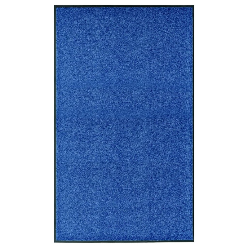 Paillasson lavable Bleu 90x150 cm