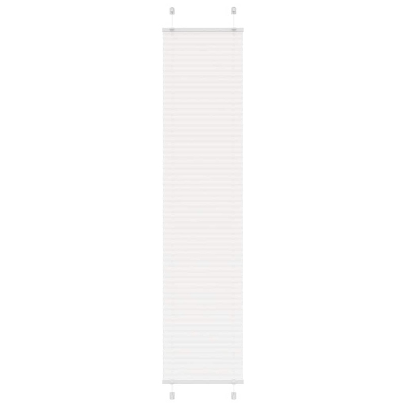 Store pliss blanc 50x200 cm largeur du tissu 49,4 cm polyester