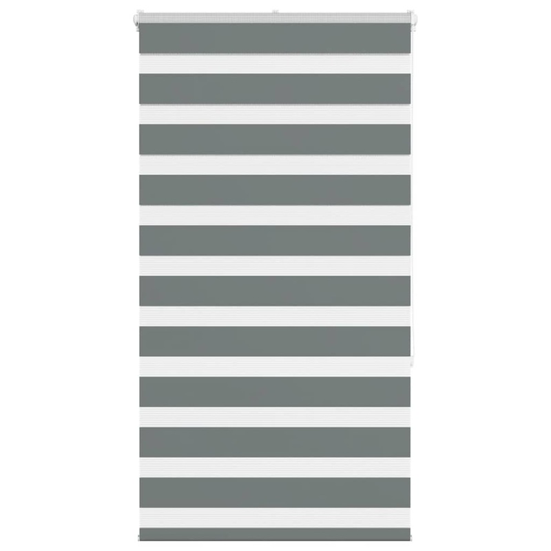 Store zbre gris fonc largeur du tissu 65,9 cm polyester