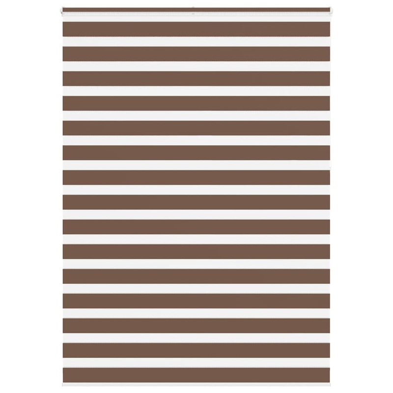 Store zbre marron 160x230cm largeur du tissu 155,9cm polyester