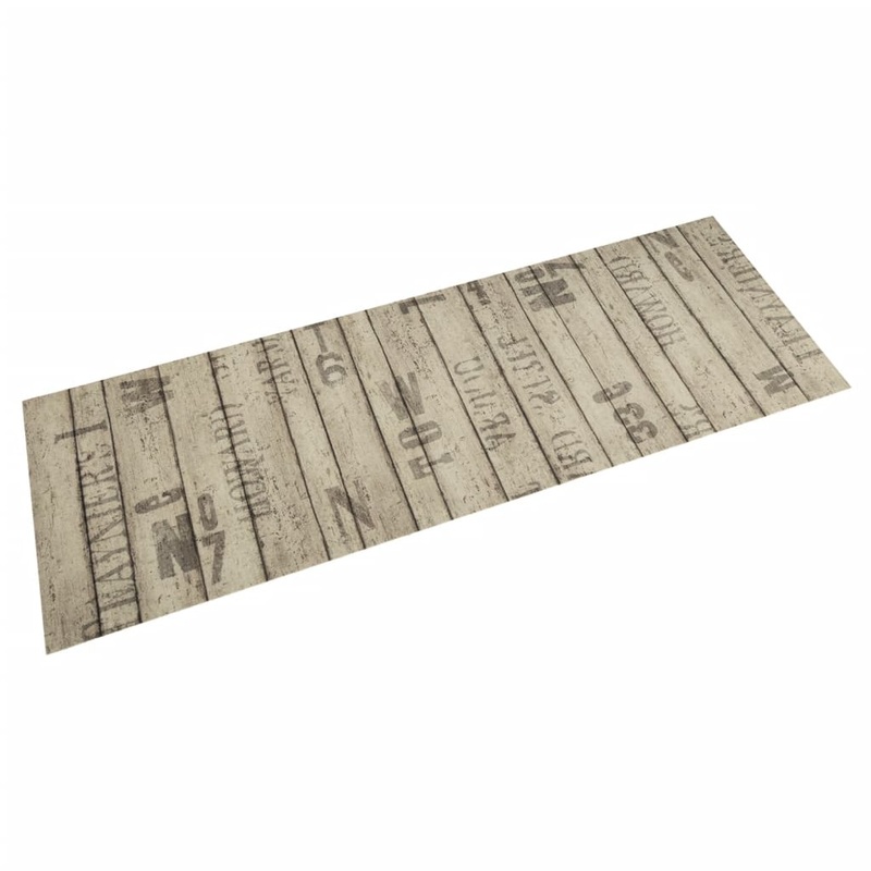 Tapis de cuisine lavable impression de clture 45x150cm velours